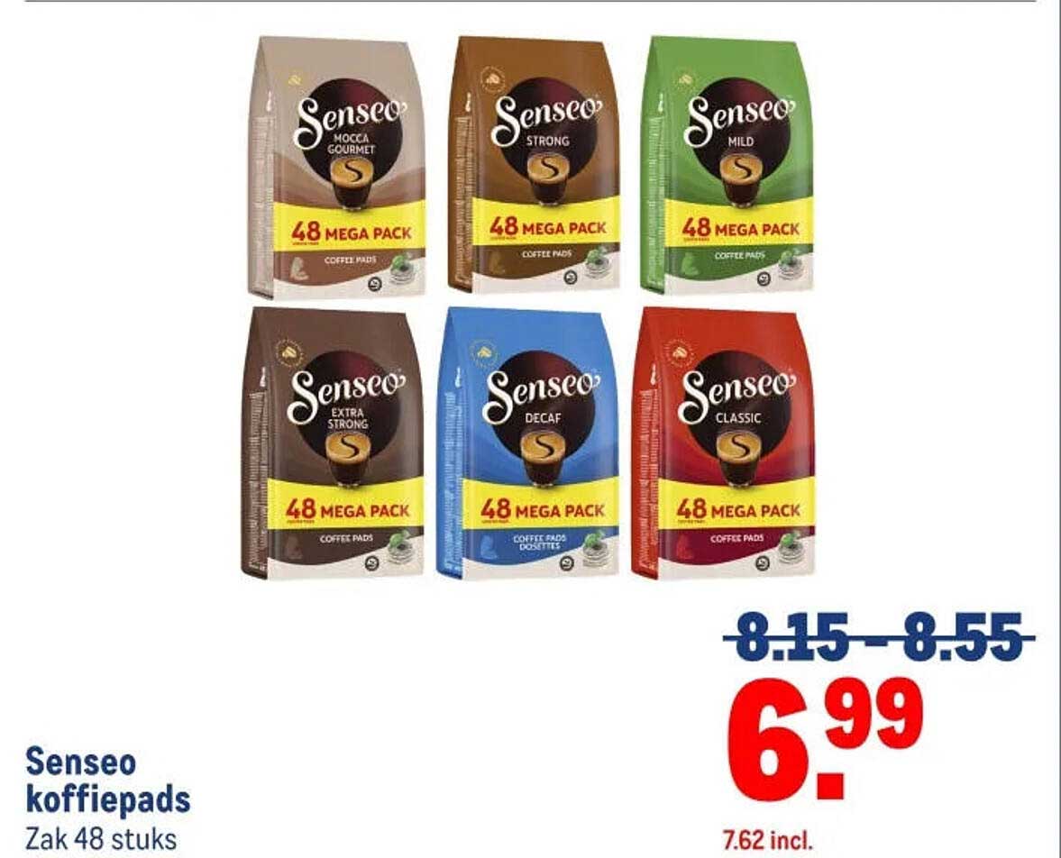 Senseo koffiepads Zak 48 stuks