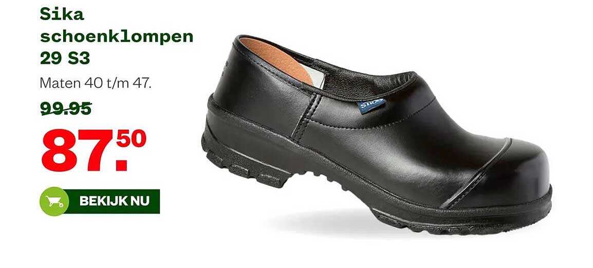 Sika schoenklompen 29 S3