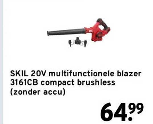 SKIL 20V multifunctionele blazer 3161CB compact brushless (zonder accu)