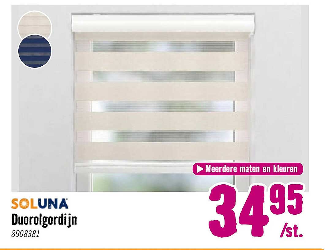 SOLUNA Duorolgordijn