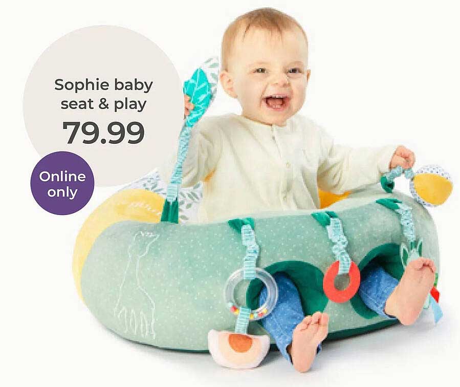 Sophie baby seat & play Online only