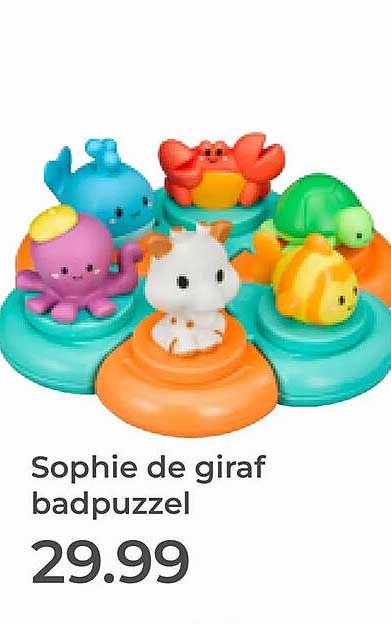 Sophie de giraf badpuzzel