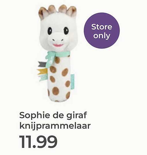 Sophie de giraf knijprammelaar