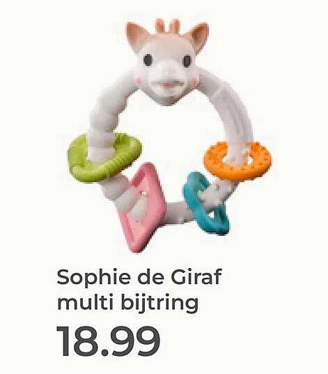 Sophie de Giraf multi bijtring