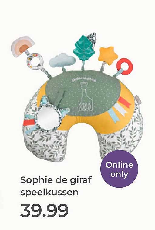 Sophie de giraf speelkussen Online only