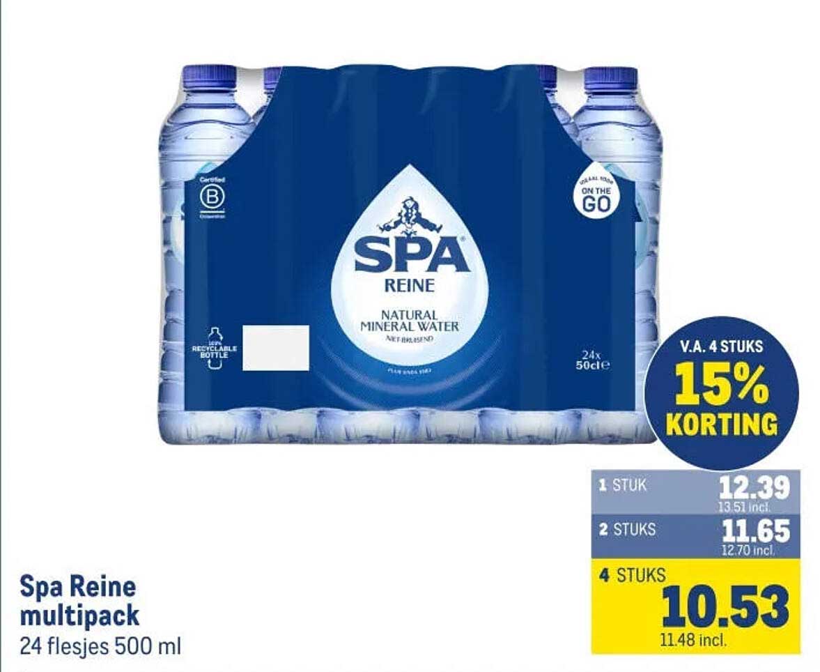 Spa Reine multipack 24 flesjes 500 ml