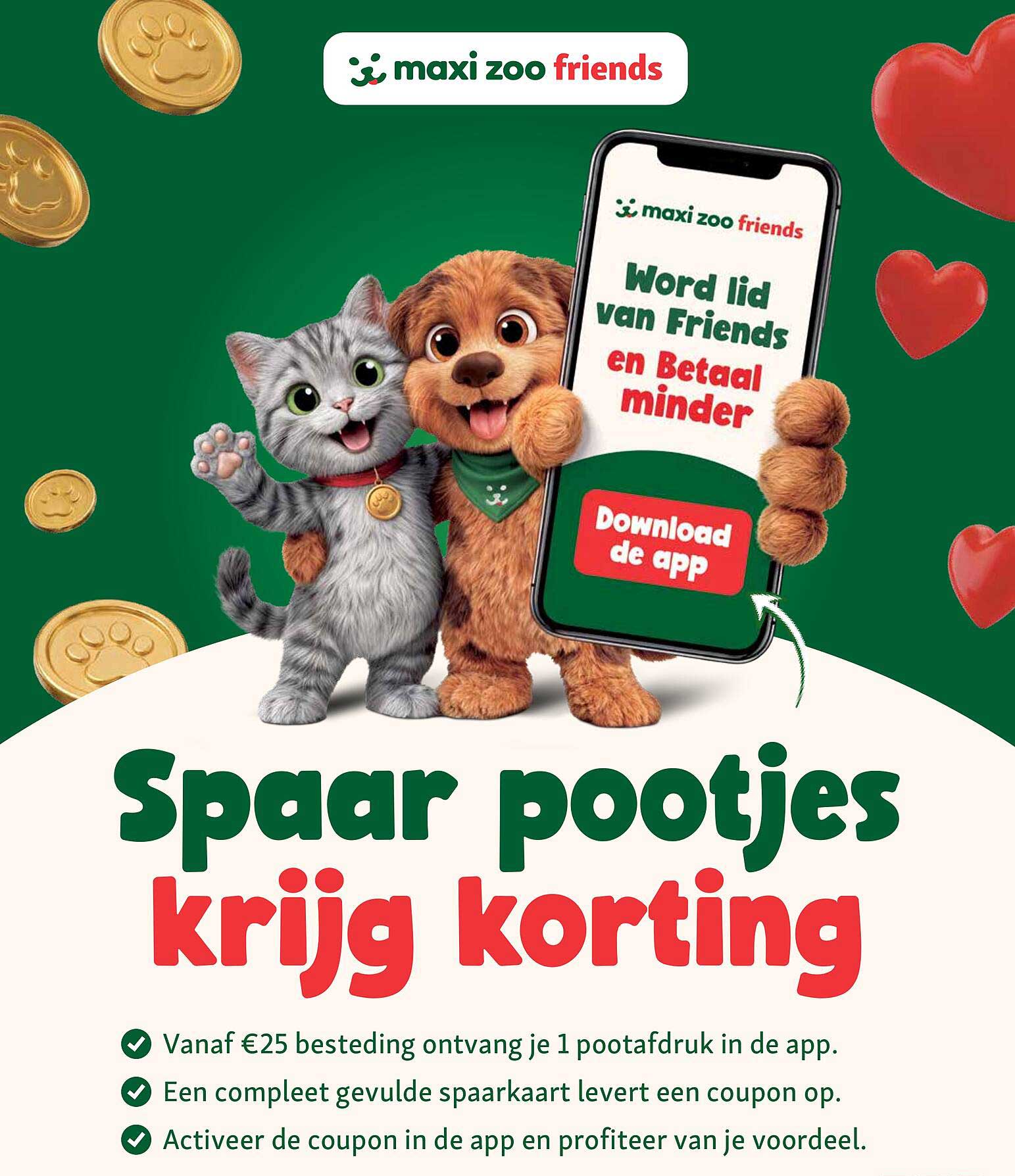 Spaar pootjes krijg korting