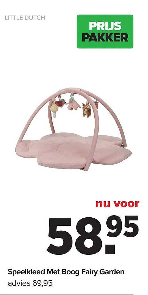 Speelkleed Met Boog Fairy Garden PRIJSPAKKER