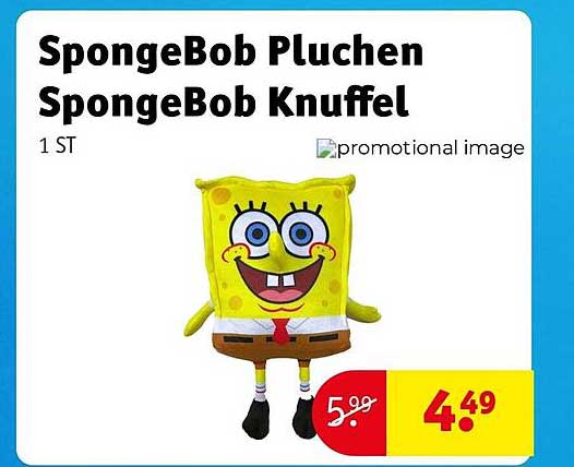SpongeBob Pluchen SpongeBob Knuffel
