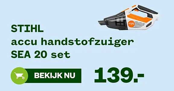 STIHL accu handstofzuiger SEA 20 set