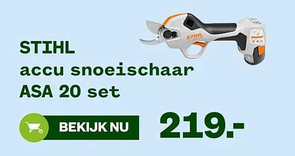 STIHL accu snoeischaar ASA 20 set