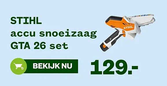 STIHL accu snoeizaag GTA 26 set