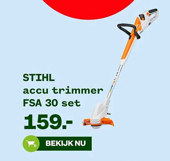 STIHL accu trimmer FSA 30 set