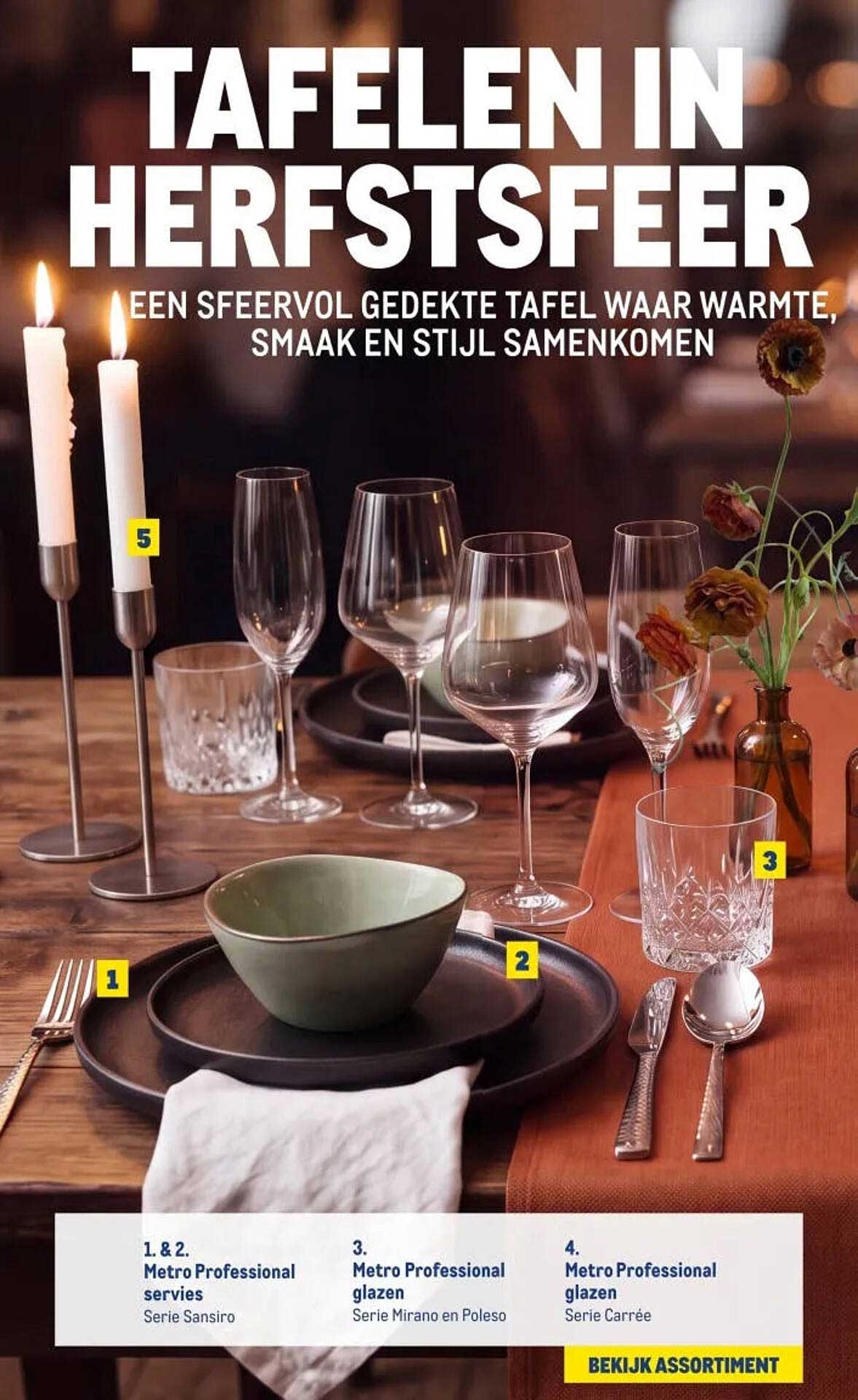 TAFELEN IN HERFSTSEER