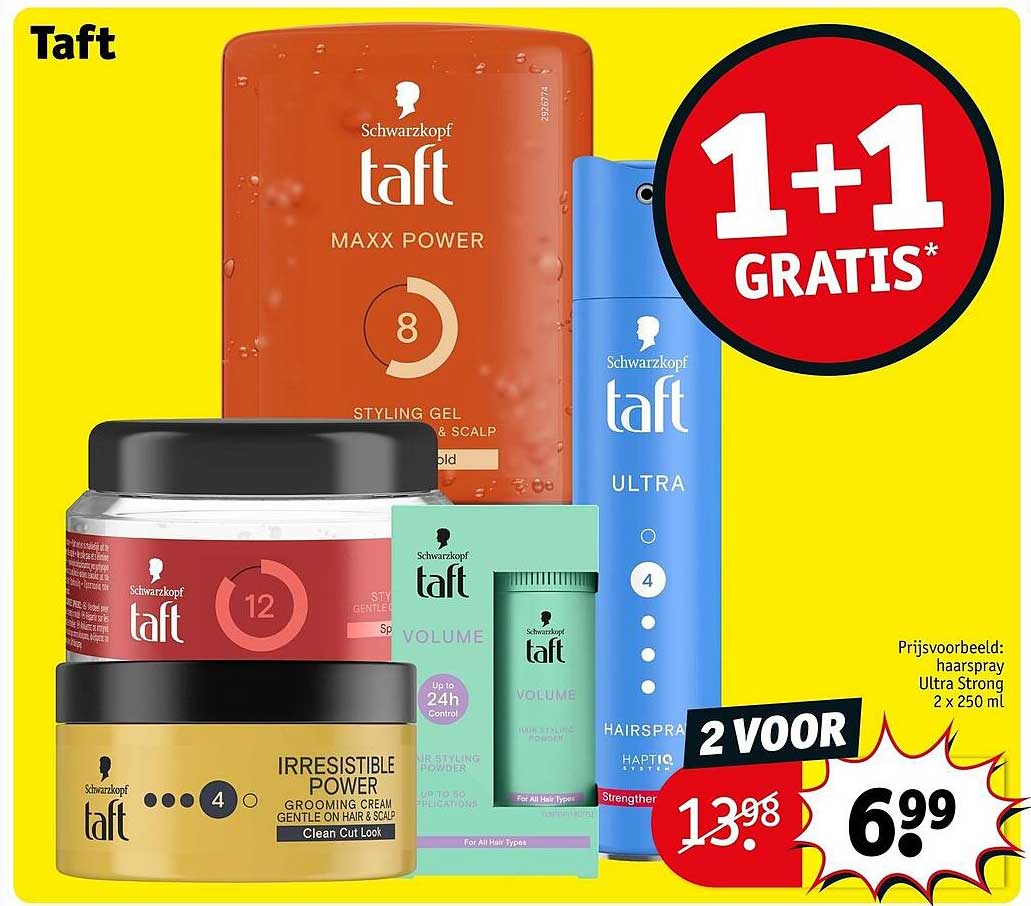 Taft 1+1 gratis