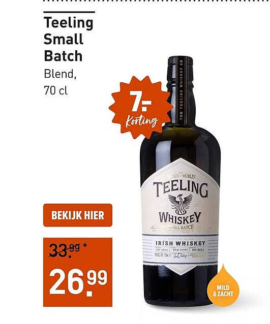 Teeling Small Batch Blend, 70 cl