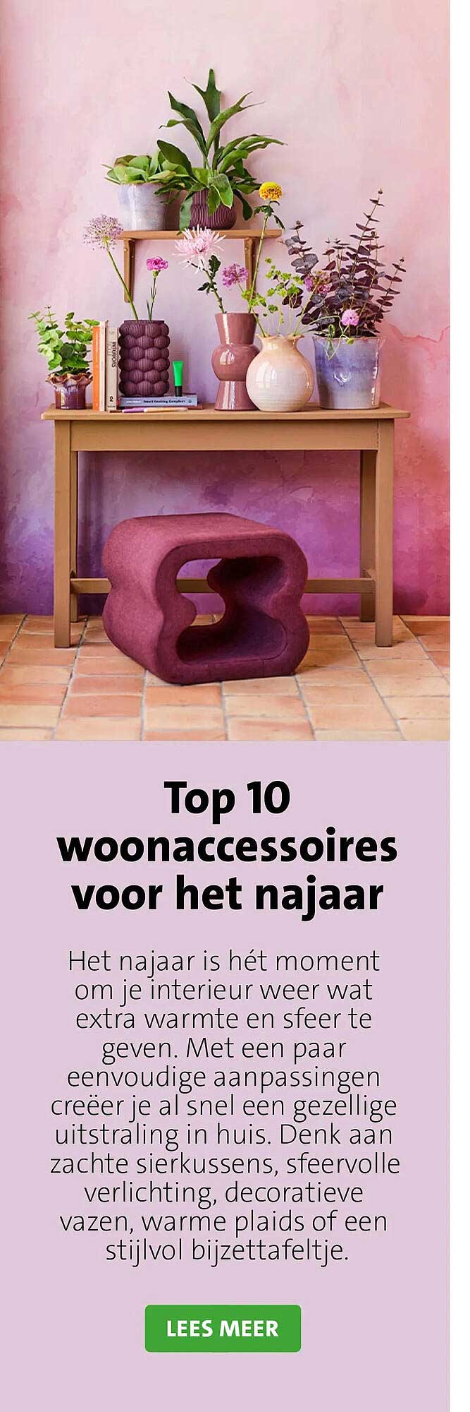 Top 10 woonaccessoires voor het najaar