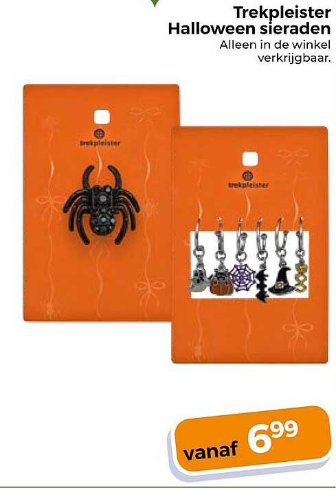 Trekpleister Halloween sieraden