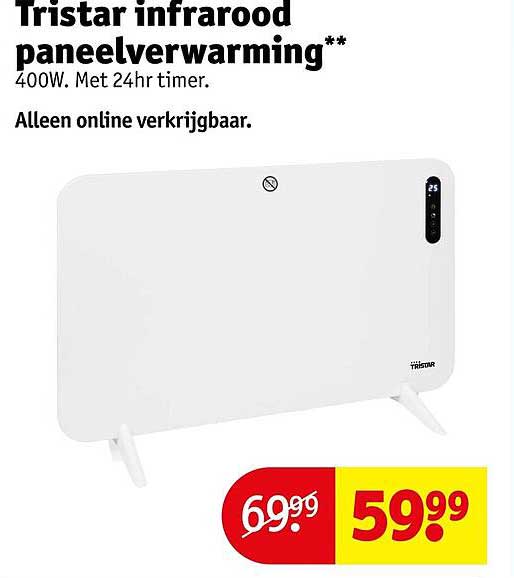 Tristar infrarood paneelverwarming**