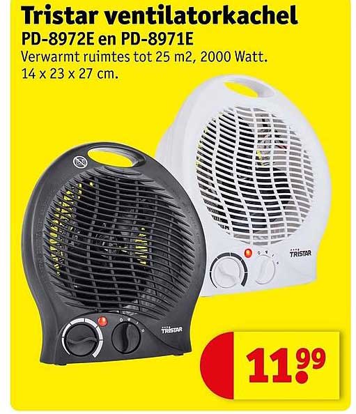 Tristar ventilatorkachel PD-8972E en PD-8971E