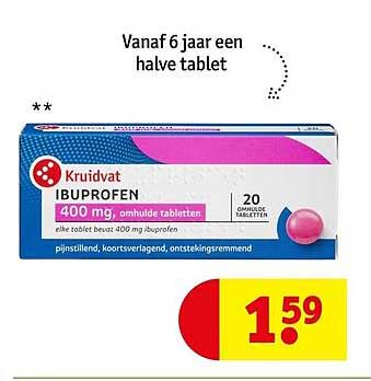 Vanaf 6 jaar een halve tablet