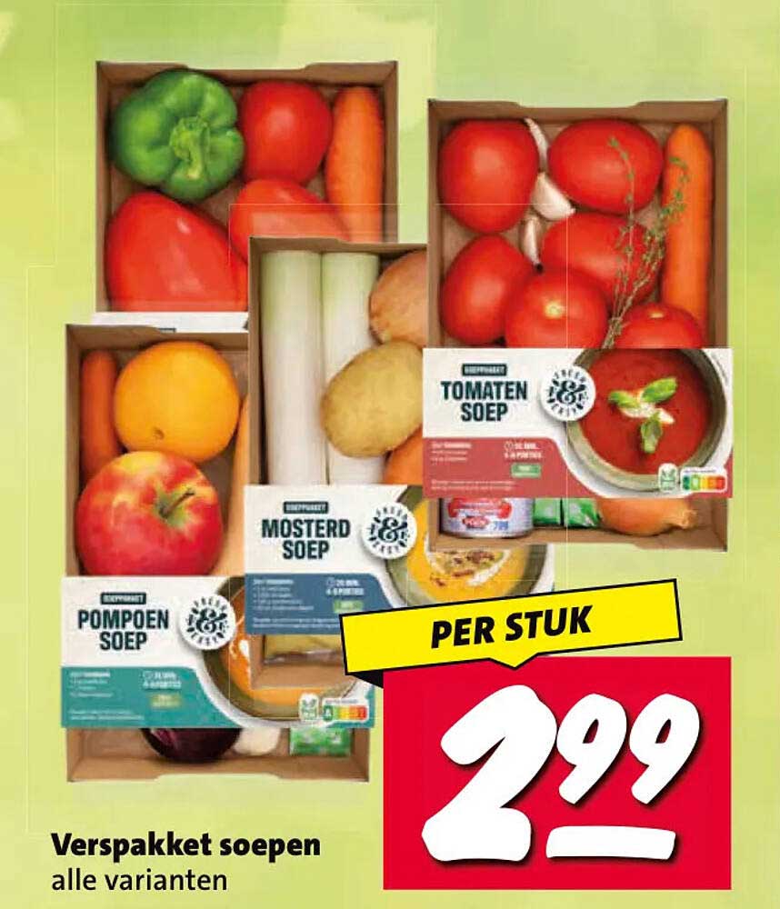 Verspakket soepen alle varianten per stuk
