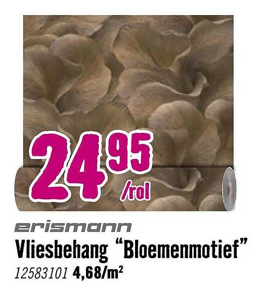 Vliesbehang "Bloemenmotief"