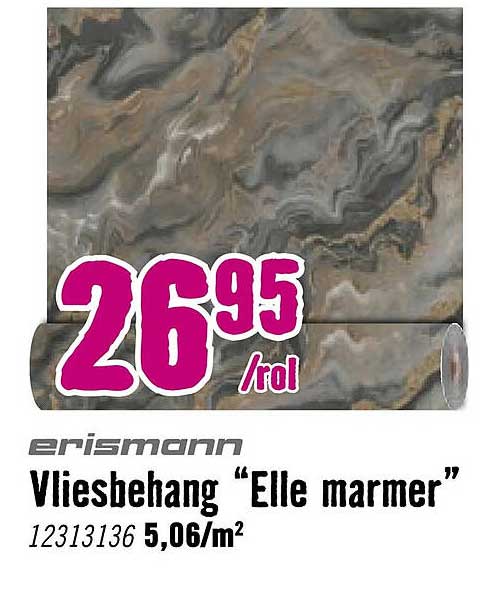 Vliesbehang “Elle marmer”