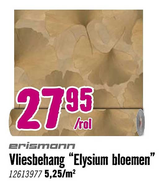 Vliesbehang “Elysium bloemen”