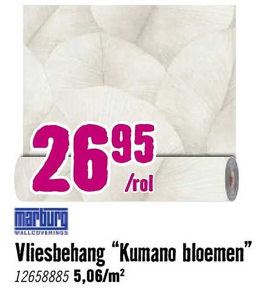 Vliesbehang “Kumano bloemen”