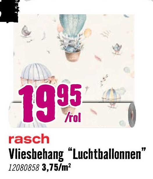 Vliesbehang “Luchthallonnen”