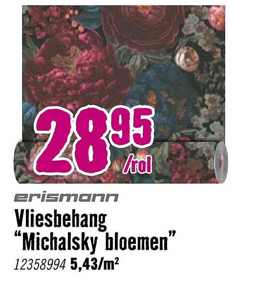 Vliesbehang “Michalsky bloemen”