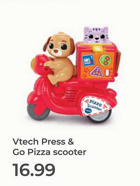 Vtech Press & Go Pizza scooter