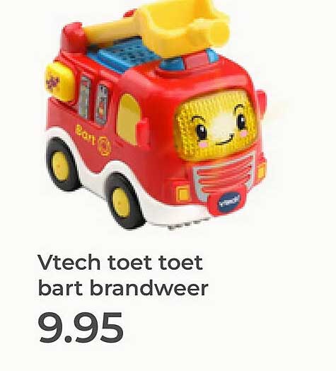 Vtech toet toet bart brandweer