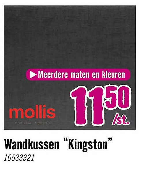 Wandkussen “Kingston”