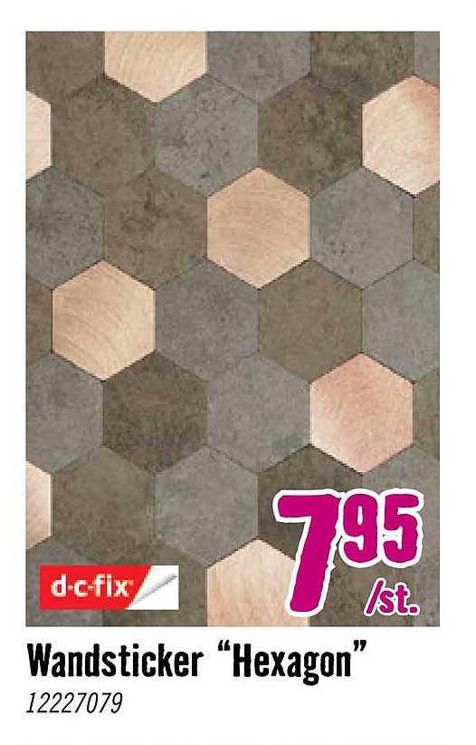 Wandsticker “Hexagon”