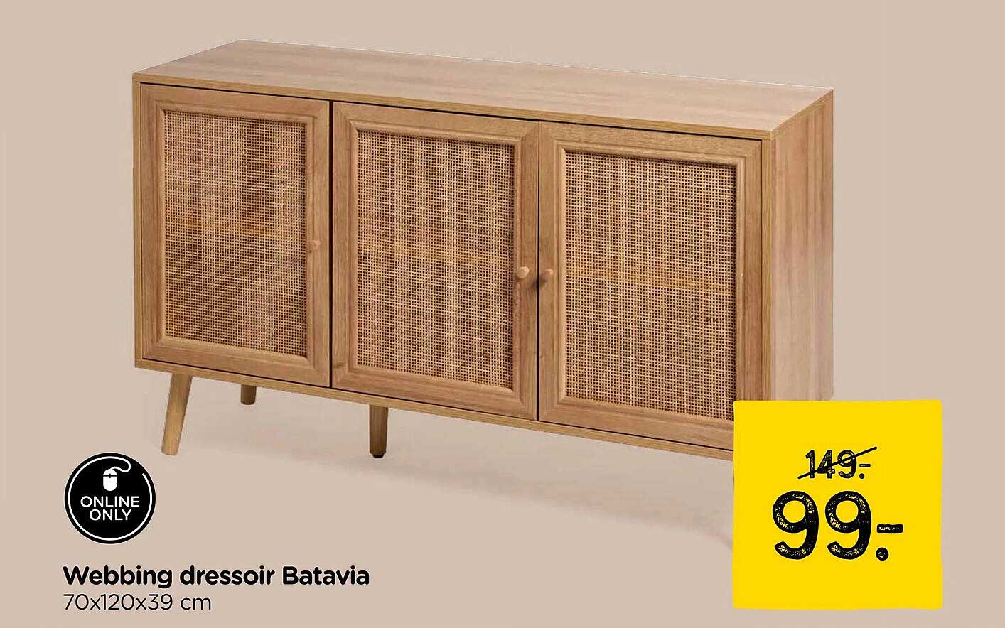 Webbing dressoir Batavia