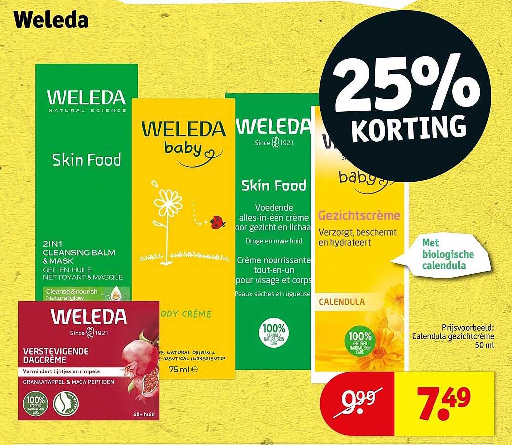 Weleda 25% korting