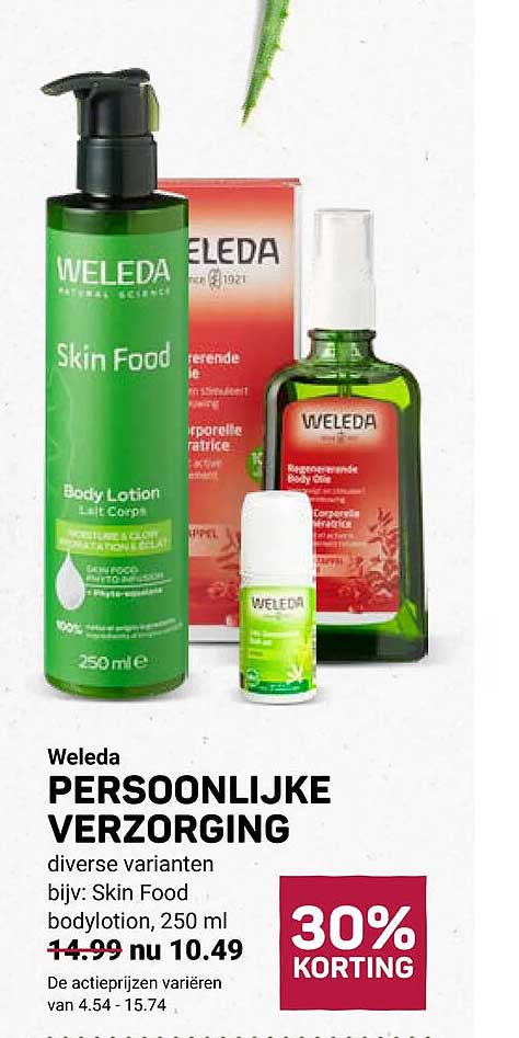 Weleda Persoonlijke Verzorging 30% KORTING