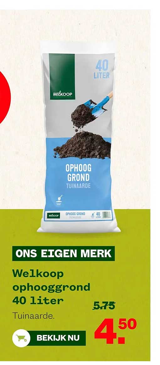 Welkoop ophooggrond 40 liter