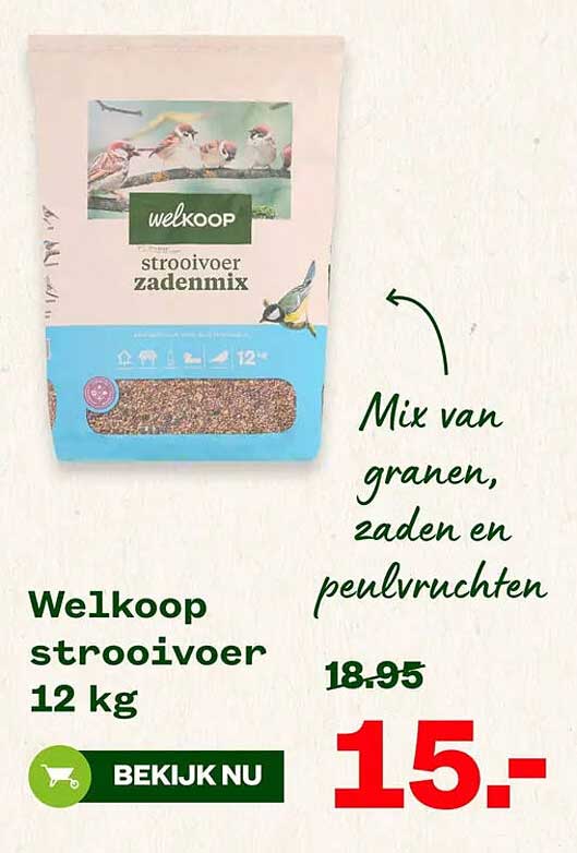 Welkoop strooivoer 12 kg