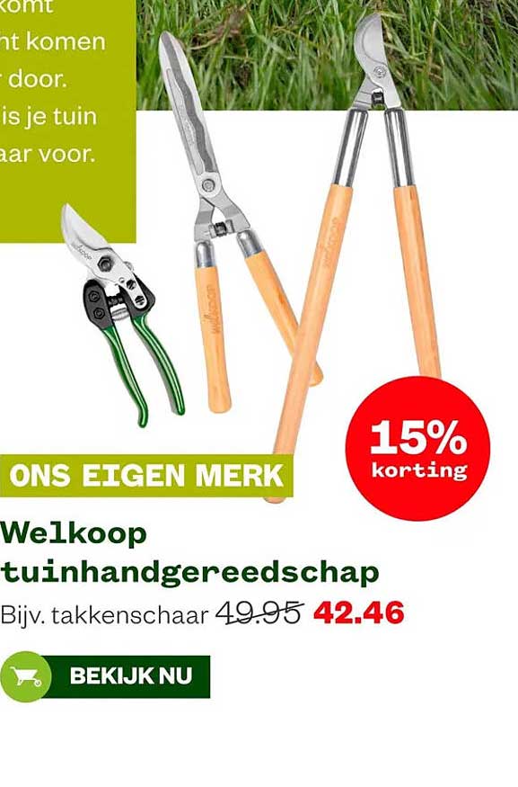 Welkoop tuingereedschap Biv. takkenschar