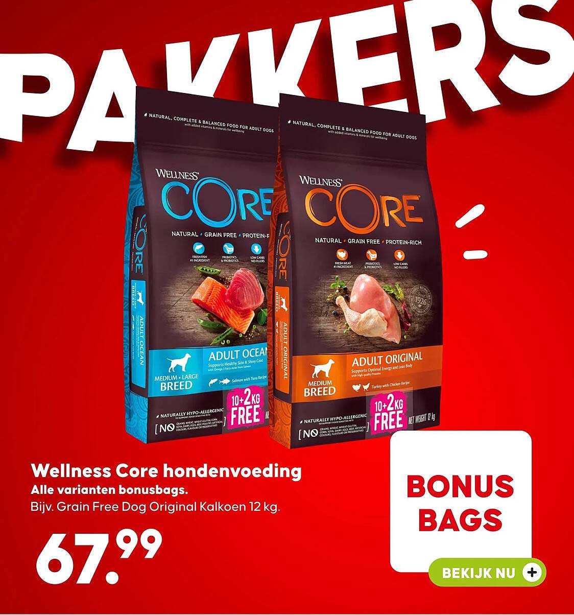 Wellness Core hondenvoeding