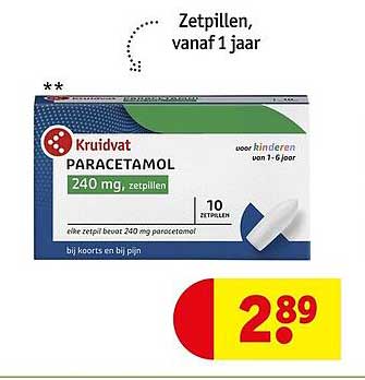 Zetpillen, vanaf 1 jaar