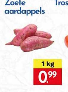 Zoete aardappels