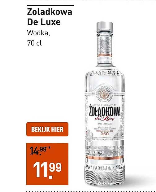 Zoladkowa De Luxe Wodka, 70 cl