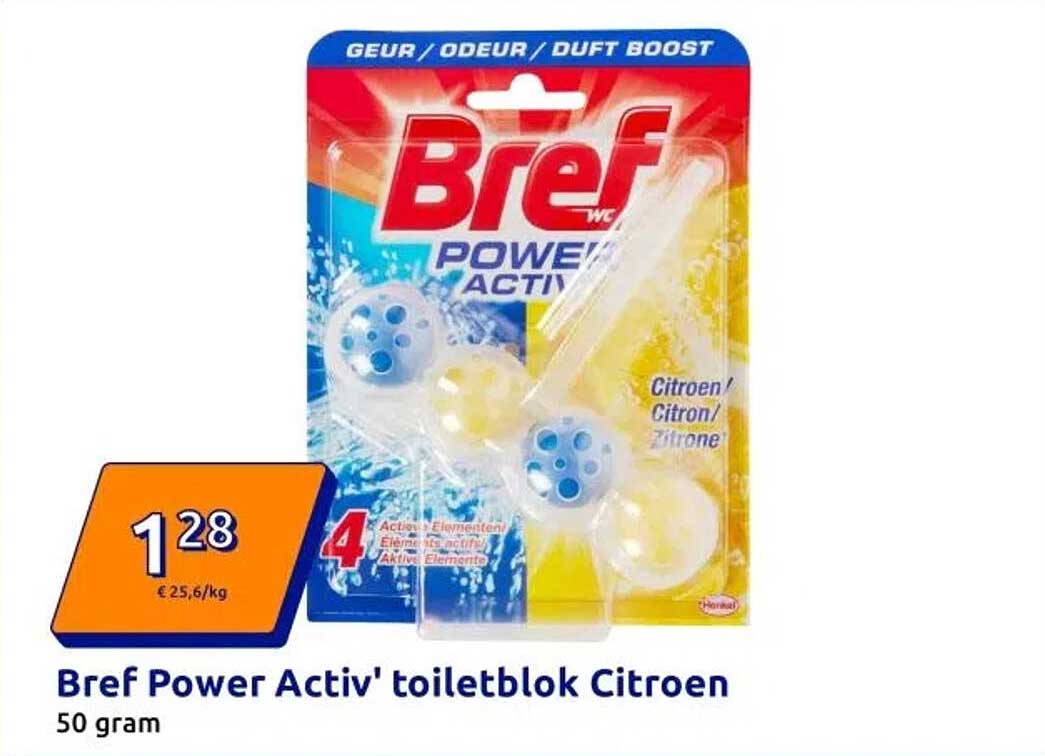 Bref Power Activ' toiletblok Citroen