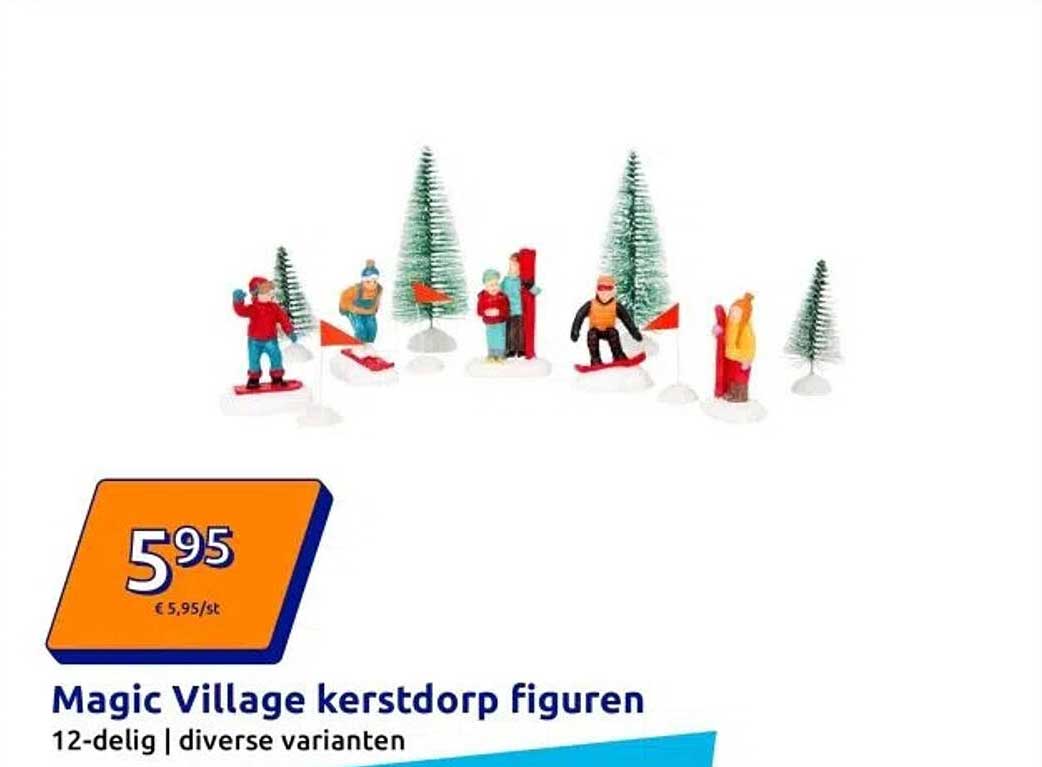 Magic Village kerst dorp figuren