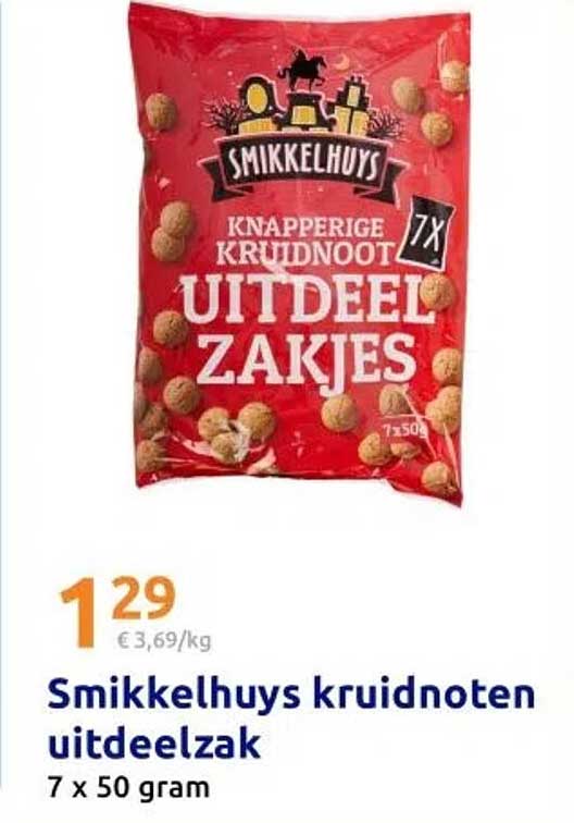 Smikkelhuys kruidnoten uitdeelzak