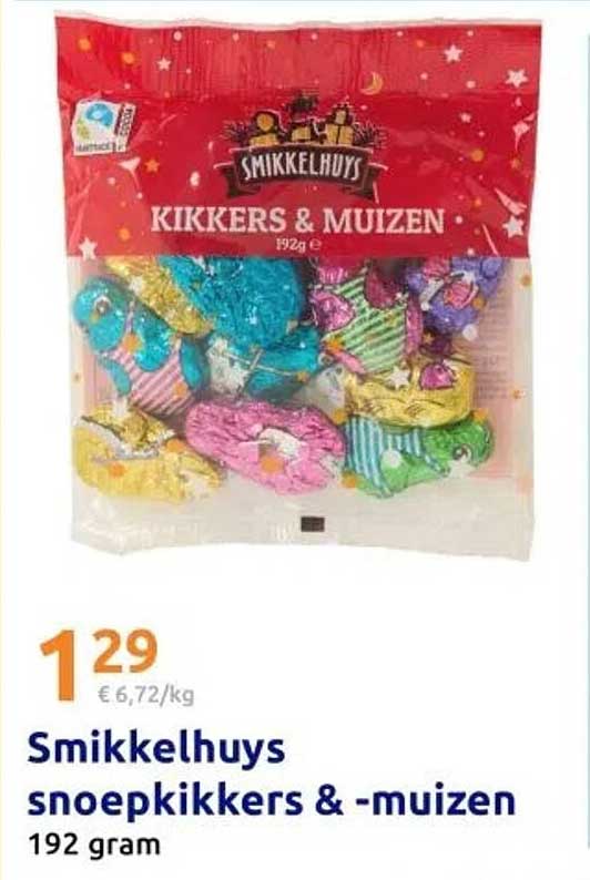 Smikkelhuys snoepkikkers & -muizen